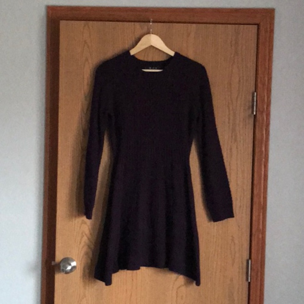 Purple Sweater Dress